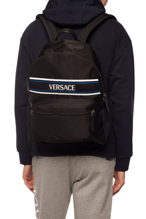 versace olympus|Versace Olympus Nylon Backpack .